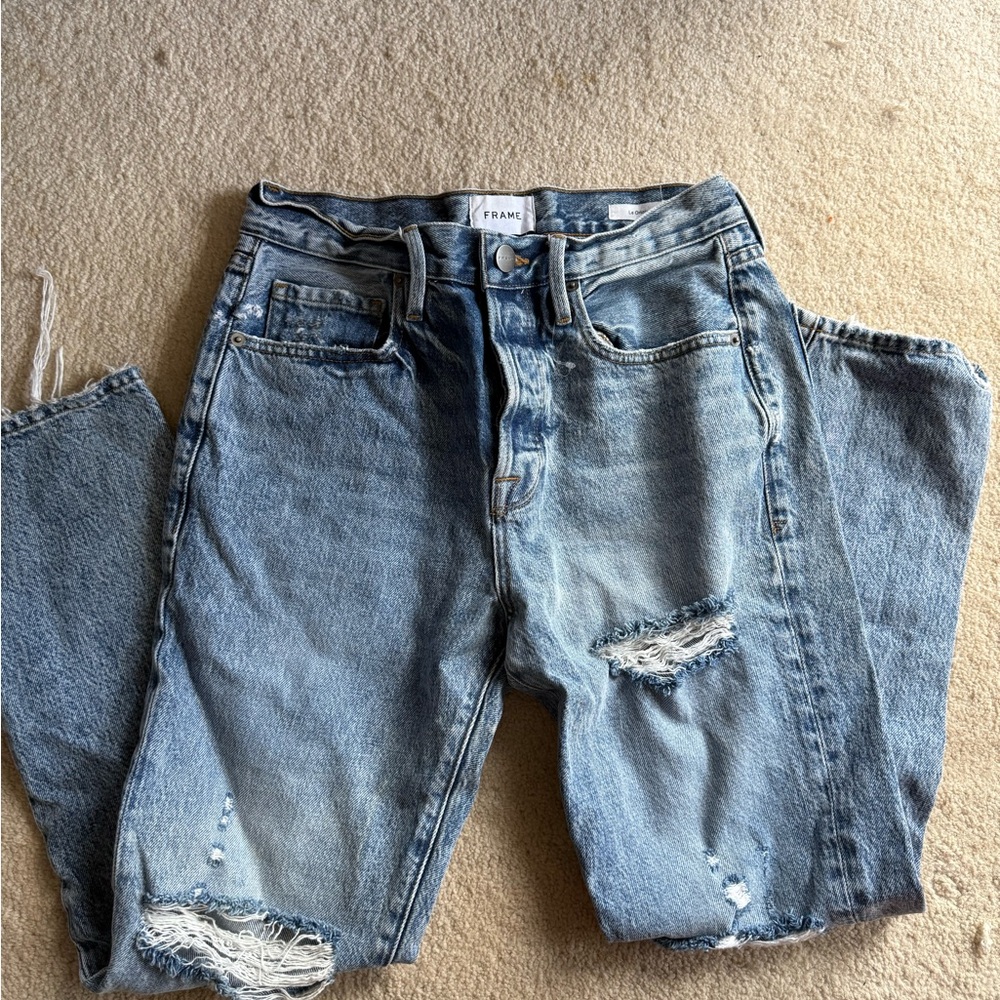Frame Denim Light Blue Jeans